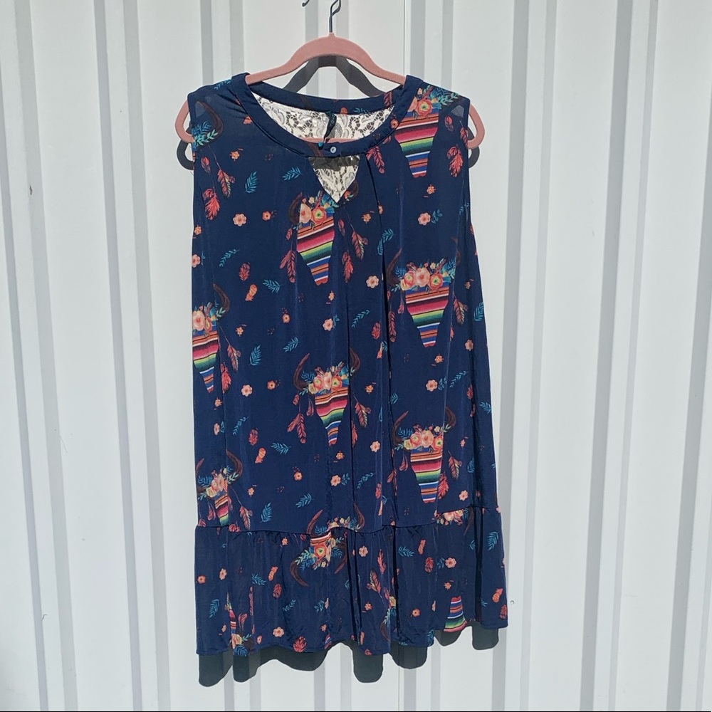 Flirty Sleeveless Tunic